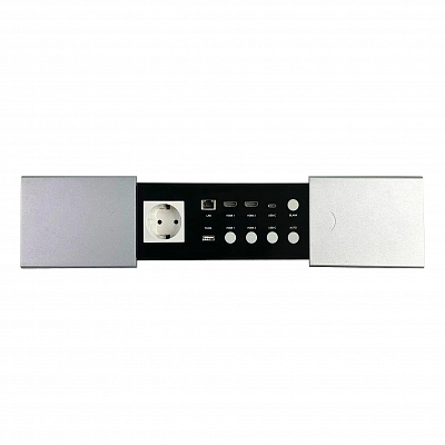 Встраиваемый в стол передатчик сигнала HDMI, USB Type C по HDBaseT, 4K60 Prestel THTP4K-HC-TX-1