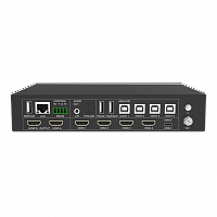 Бесподрывный коммутатор 4x HDMI 2.0 и USB-C в 2 HDMI 2.0 с USB 2.0 KVM и деэмбеддером Prestel SWU-4K42MVS: купить в Москве