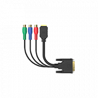 Кабель-переходник DVI-I-HDMI + component: купить в Москве