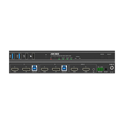 Переключатель KVM, HDMI 2.0b, DP, 2х2, USB 3.0 Prestel KVM-4KU3HDP22