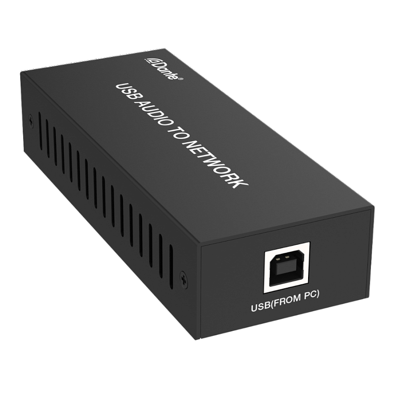 2-Канальный USB аудиокодер и декодер Dante с POE, Prestel ADP-2U: купить в Москве