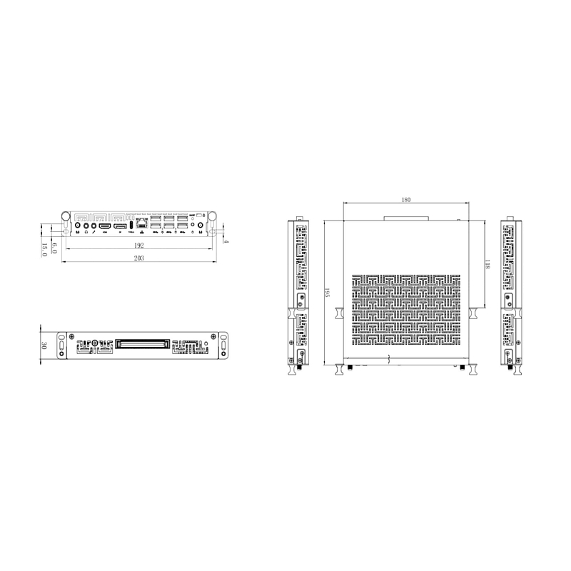 Встраиваемый модульный компьютер OPS Prestel OPS-A07i78256: купить в Москве