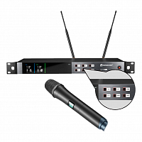 Приемник 2-х канальный, true diversity, независимые выходы XLR3, Relacart EZ.Mi2: купить в Москве