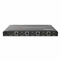 Переключатель KVM, HDMI 2.0b 4x1, USB 2.0, Prestel KVM-4K41H: купить в Москве