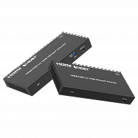 Передатчик и приемник сигнала HDMI 2.0b по HDBaseT Prestel EHD-4K100U: купить в Москве