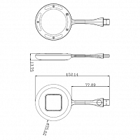 Модуль для беспроводного подключения к экрану, USB, 1080P,  Uniview HB-7199-TP: купить в Москве