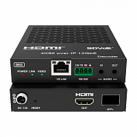 Приемник сигналов HDMI 4K по IP 10G с обработкой видеостены Prestel IPN-4KSDVOE-DECP: купить в Москве