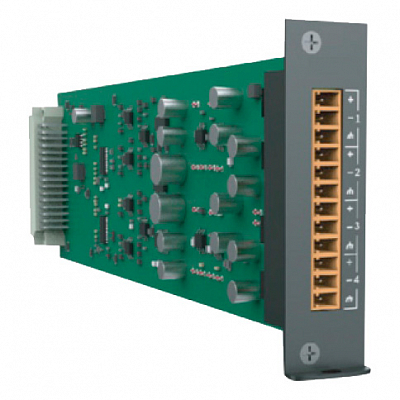 Плата входов, 4 канала аналогового аудио, AEC, Prestel DSP-IC4AEC