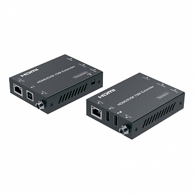 Комплект передачи HDMI 4K и USB по витой паре, до 70м, Prestel ETP-4K-KVM