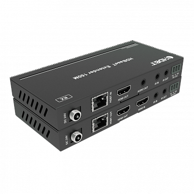 Передатчик и приемник сигнала HDMI по HDBaseT Prestel EHD-4K100