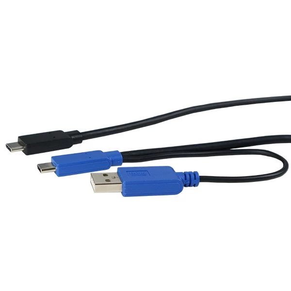 USB Type-C для видео и Y-образный кабель независимого питания (0.5 м): купить в Москве