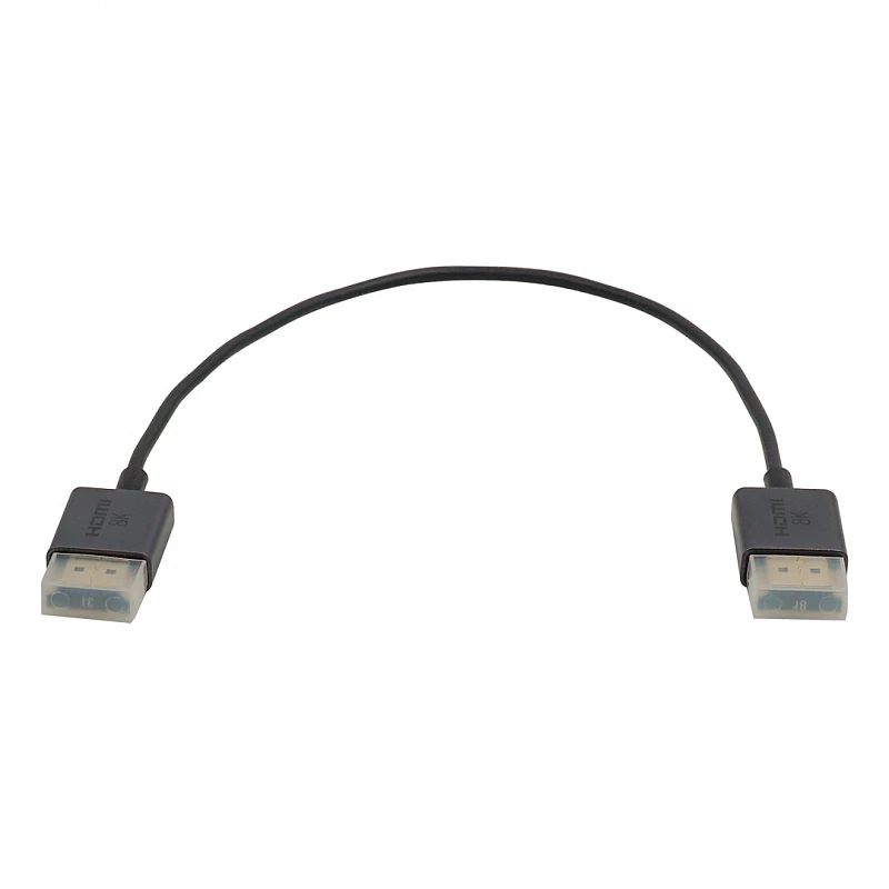 Кабель тонкий, HDMI 2.1, 0.25 м, Lideo CHDS21-002: купить в Москве