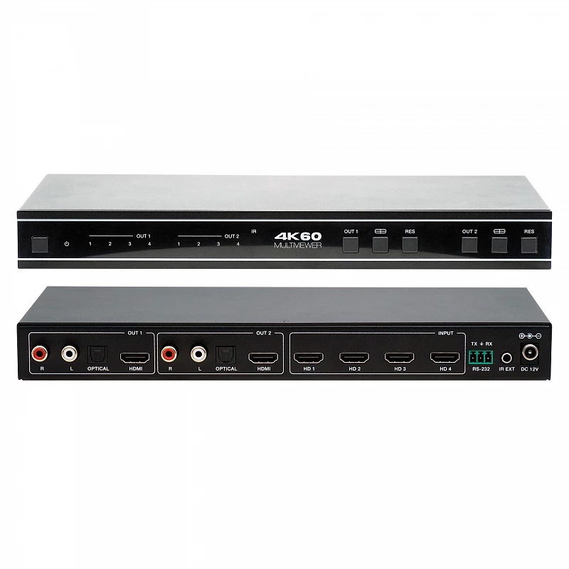Бесподрывный коммутатор HDMI 4x2 Prestel SW-4K42MVS: купить в Москве