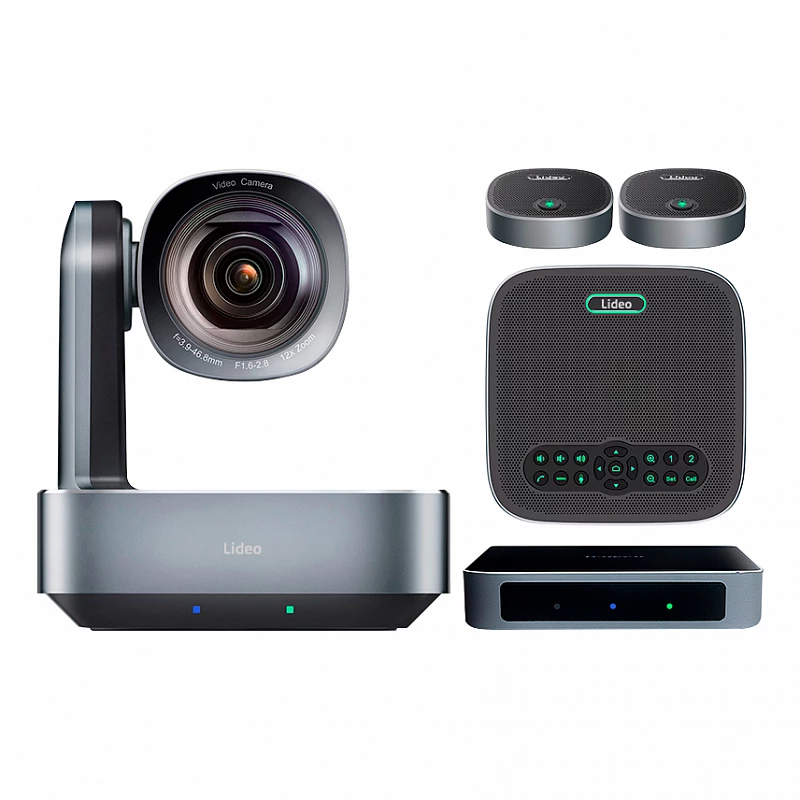 Комплект камеры 4K и спикерфона c внешними микрофонами Lideo KIT-1: купить в Москве