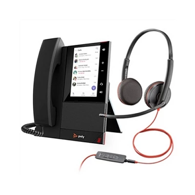 IP телефон Poly CCX 500 with Blackwire 3225