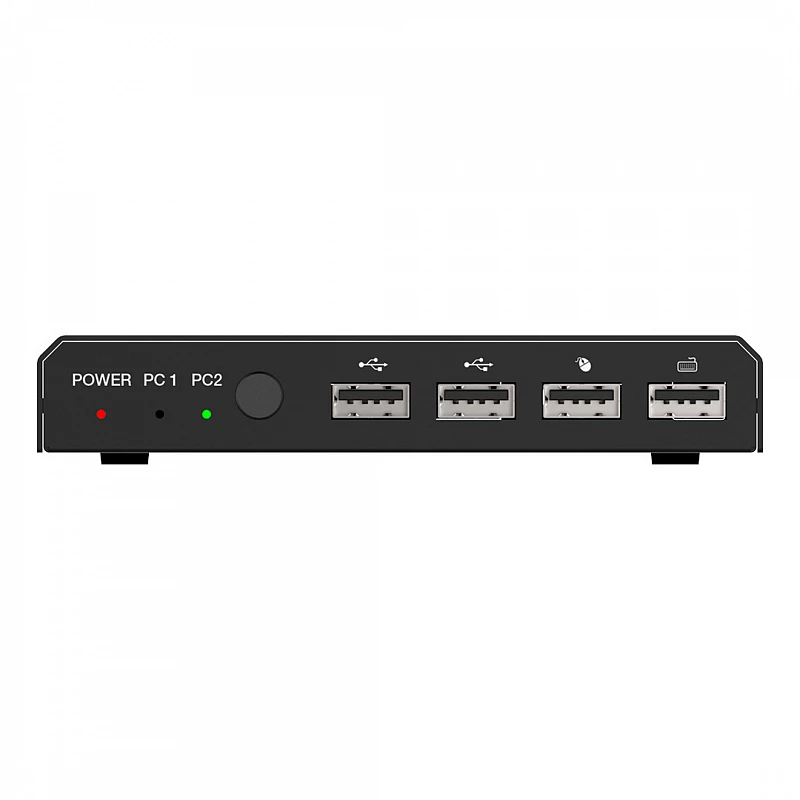 Переключатель KVM, HDMI 2.0b 2x1, USB-C DisplayPort Alternate Mode, USB 2.0, Prestel KVM-4K21HC: купить в Москве