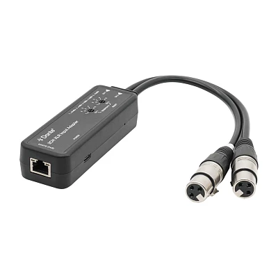 Конвертер аналогового аудио в Dante, 2 канала, разъемы XLR, Prestel ADPX-2IXLR
