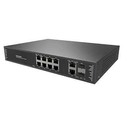 PoE-коммутатор Prestel NS1-8C1-250P-2C1-2F1