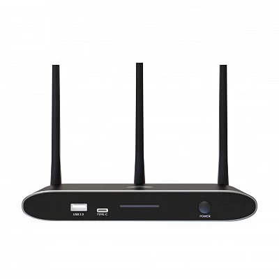 Беспроводная презентационная система, Dual 1G LAN, USB 2.0, USB 3.0, Type-C, вход и выход HDMI 4K, Prestel BYOD-1
