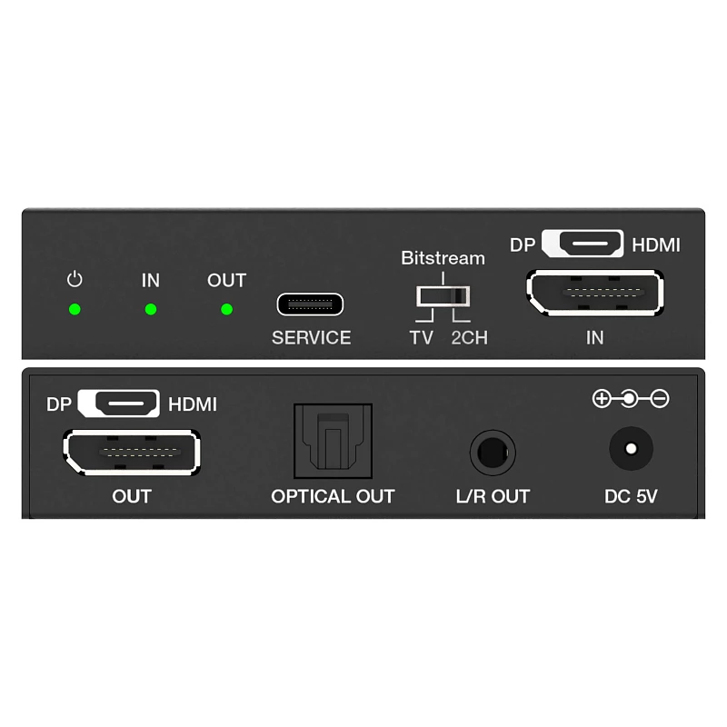 Конвертер HDMI/DisplayPort, деэмбедирование аудио, Lideo CAE-HD20DP14: купить в Москве