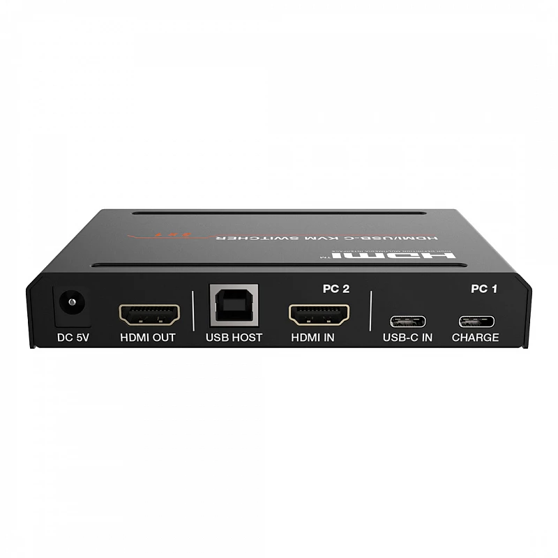 Переключатель KVM, HDMI 2.0b 2x1, USB-C DisplayPort Alternate Mode, USB 2.0, Prestel KVM-4K21HC: купить в Москве
