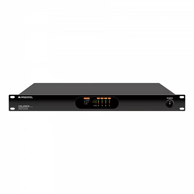 Усилитель мощности, 4x350 Вт, 4-16 Ом, 100 В, DSP, AES67, Prestel CPA-4350TA