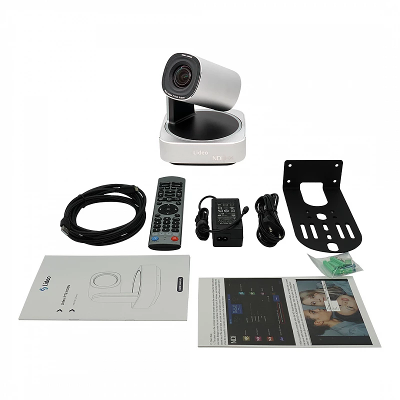 Камера для видеоконференций, 5x оптический зум, 85°, NDI, серебристая, Lideo PTZ-HD5N: купить в Москве