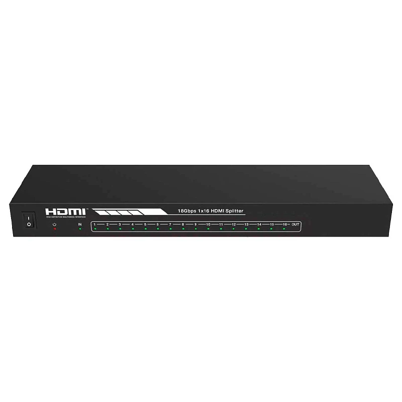 Сплиттер HDMI 1 в 16, для MW-A55-B1-C, Uniview VD0116-UH@EU: купить в Москве