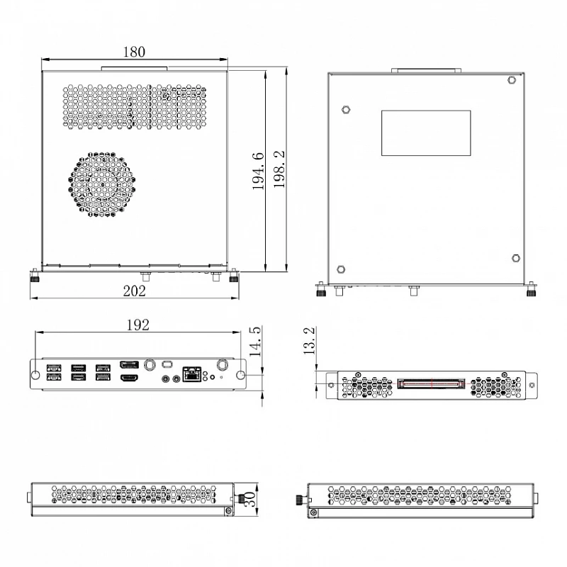 Встраиваемый модуль OPS  i7-9700, 3.0GHz, 8GB DDR4, Uniview HB-7099-S1: купить в Москве