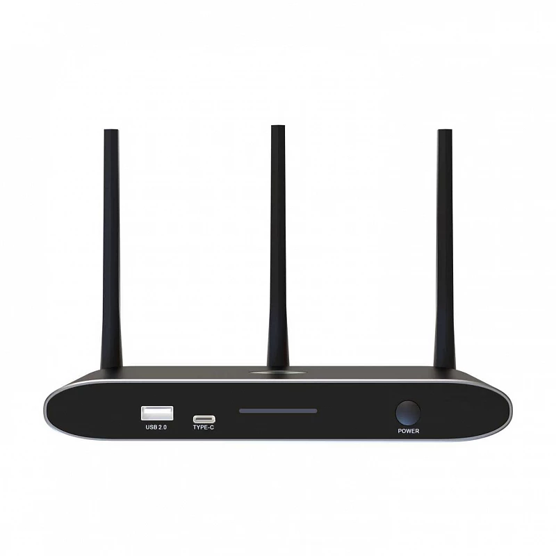 Беспроводная презентационная система, Dual 1G LAN, USB 2.0, USB 3.0, Type-C, вход и выход HDMI 4K, Prestel BYOD-1: купить в Москве