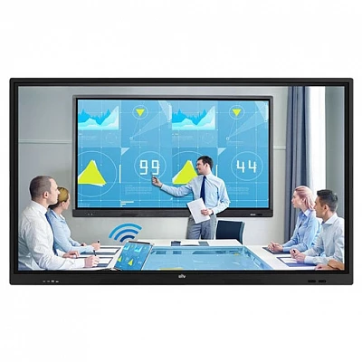 Интерактивная панель 65", 4K UHD, 450 кд/м2, DLED, Uniview MW3565-T