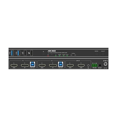 Переключатель KVM, HDMI 2.0b, DP, 2х2, USB 3.0 Prestel KVM-4KU3HDP22