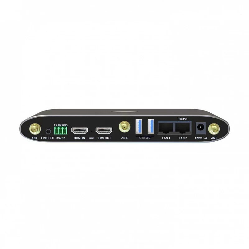 Беспроводная презентационная система, Dual 1G LAN, USB 2.0, USB 3.0, Type-C, вход и выход HDMI 4K, Prestel BYOD-1: купить в Москве