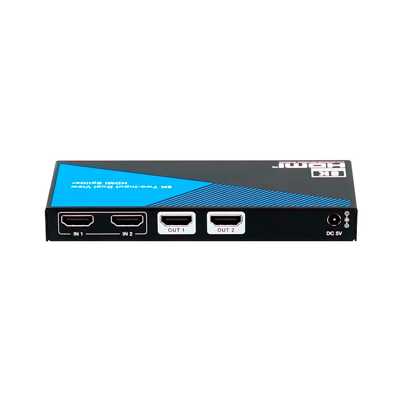 Коммутатор 2x1 со сплиттером 1x2 HDMI 2.1, HDCP 2.3, Lideo SP-8K22: купить в Москве