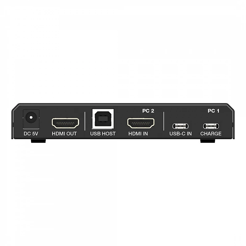 Переключатель KVM, HDMI 2.0b 2x1, USB-C DisplayPort Alternate Mode, USB 2.0, Prestel KVM-4K21HC: купить в Москве