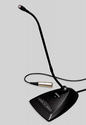Настольный микрофон на "гусиной" шее Shure MX412D/S12
