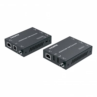 Комплект передачи HDMI 4K и USB по витой паре, до 70м, Prestel ETP-4K-KVM