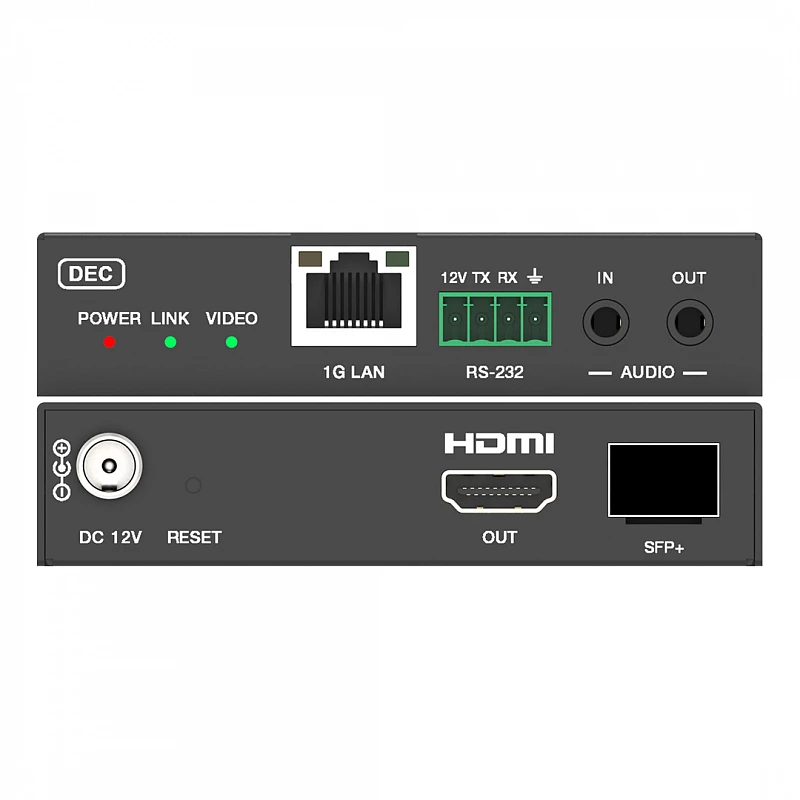 Приемник сигналов HDMI 4K по IP 10G с обработкой видеостены Prestel IPN-4KSDVOE-DECP: купить в Москве