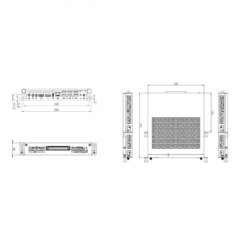 Встраиваемый модульный компьютер OPS Prestel OPS-A07i58256: купить в Москве