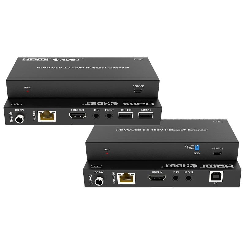Передатчик и приемник сигнала HDMI 2.0b по HDBaseT Prestel EHD-4K100U: купить в Москве