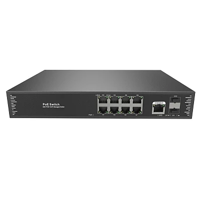 PoE L2+ коммутатор Prestel NS2-8C1-250P-2F1